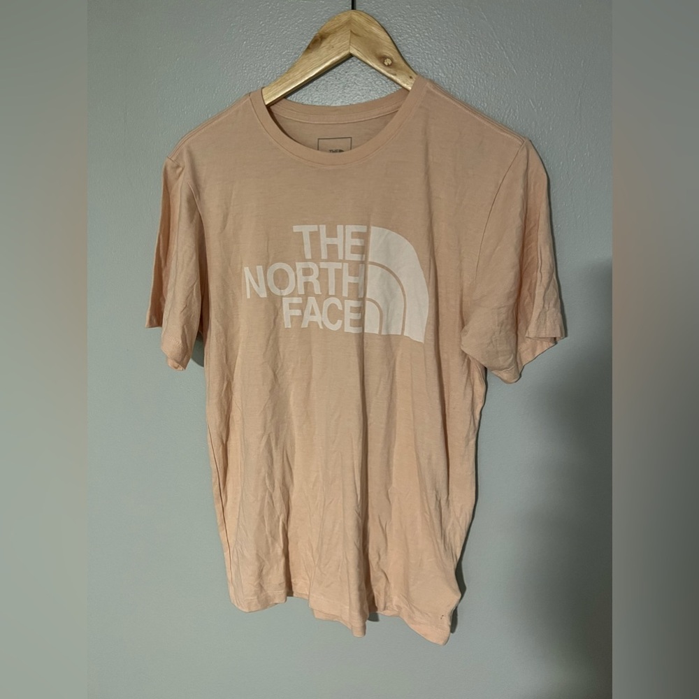 Coral Pink North Face T-shirt